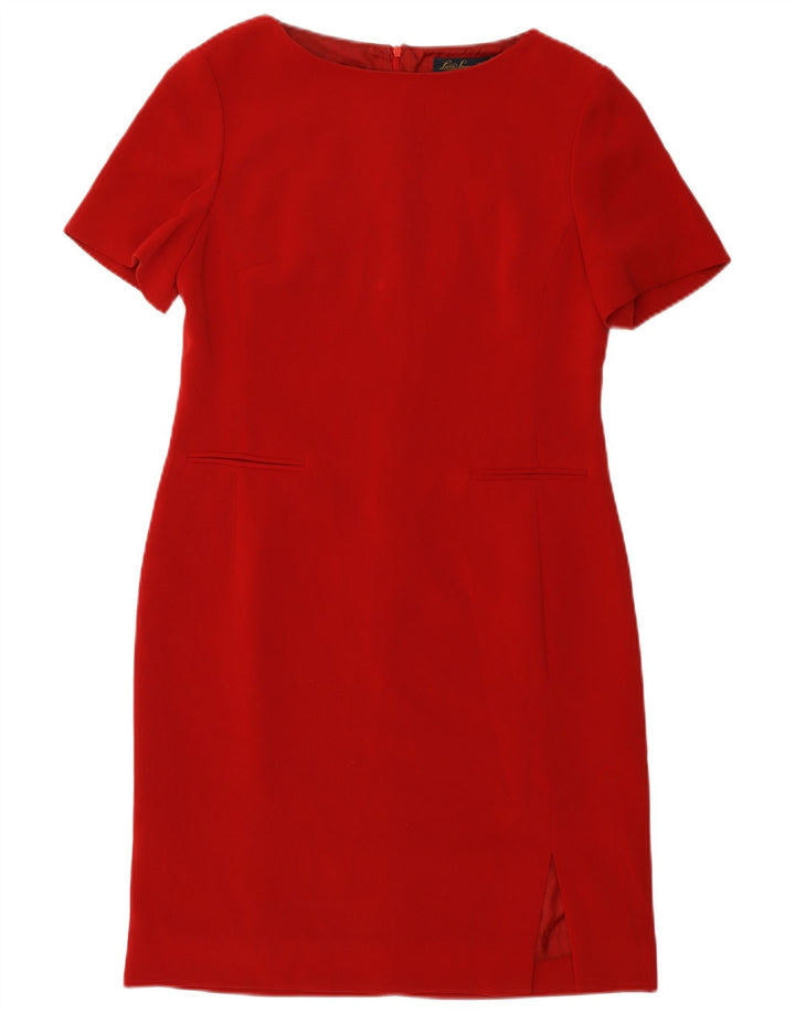 Luisa Spagnoli Womens Sheath Dress IT 44 Medium Red