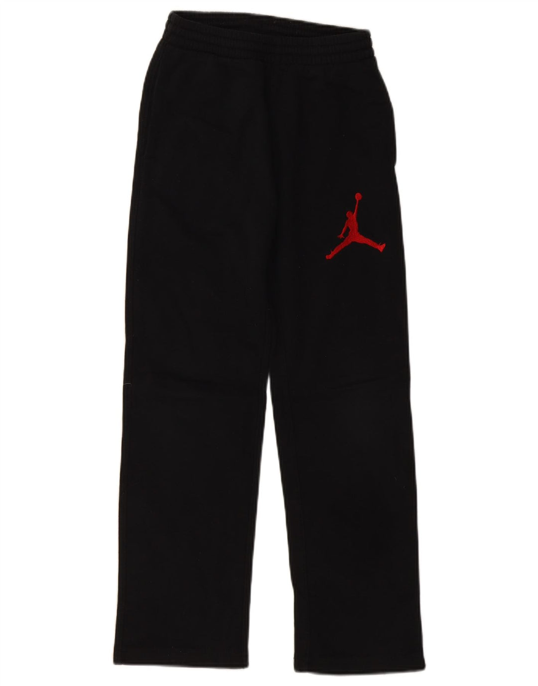 Jordan Boys Graphic Tracksuit Trousers 10-11 Years Medium Black