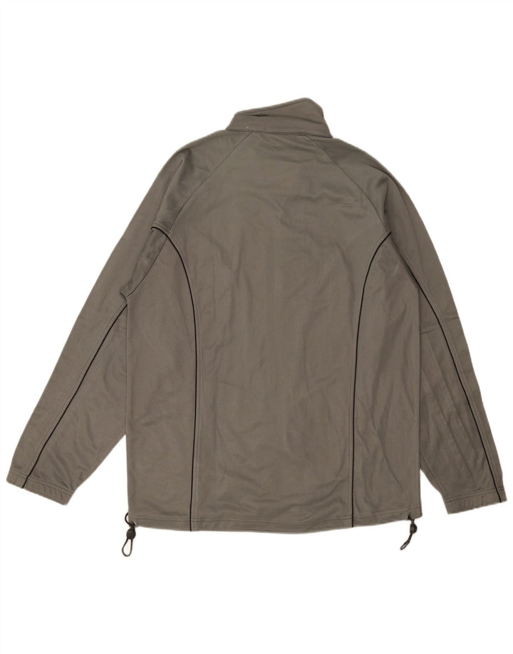 Asics Mens Tracksuit Top Jacket Medium Grey