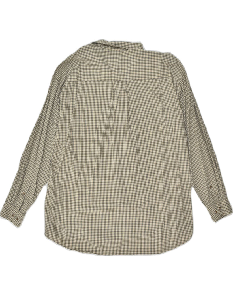 CAMEL Mens Shirt XL Grey Check Cotton | Vintage Camel | Thrift | Second-Hand Camel | Used Clothing | Messina Hembry 