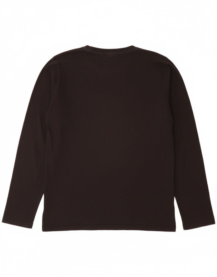 LEVI'S Boys Graphic Top Long Sleeve 15-16 Years Black Cotton