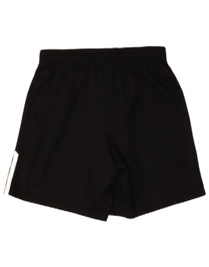 Nike Boys Sport Shorts 13-14 Years XL Black Striped Polyester