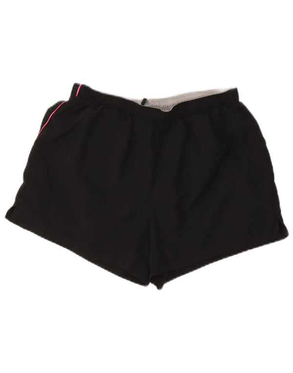 Nike Womens Dri Fit Sport Shorts UK 12/14 Medium  Black Polyester