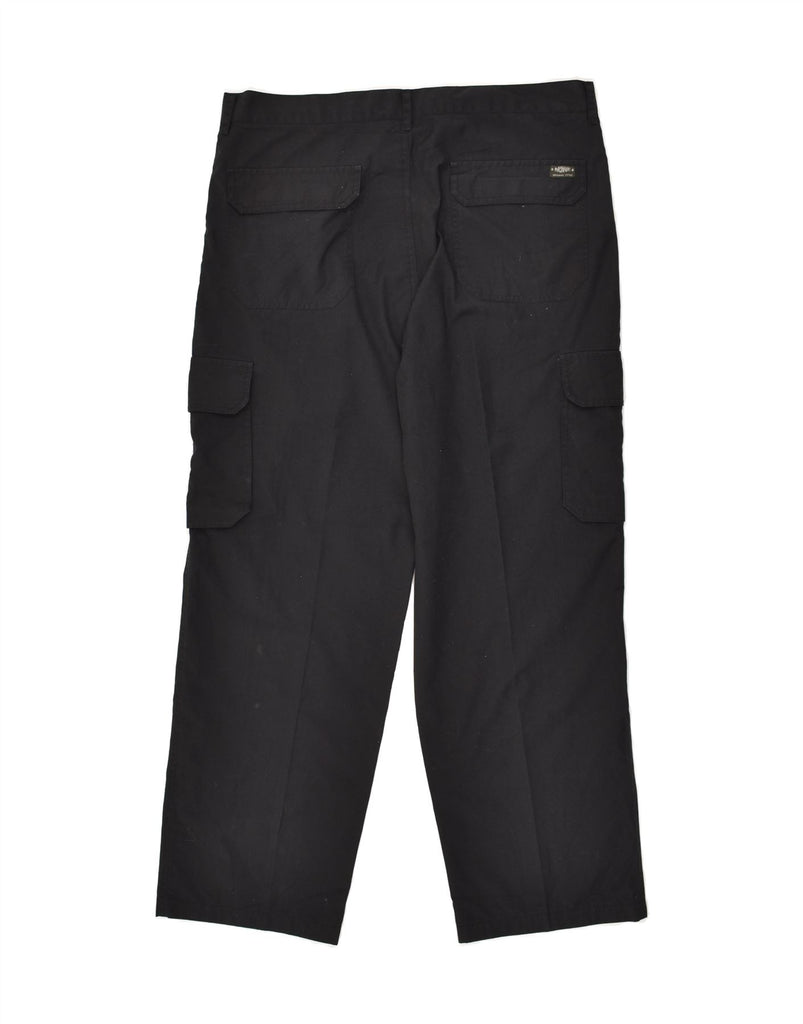 VINTAGE Mens Straight Cargo Trousers IT 56 XL W36 L27 Black | Vintage Vintage | Thrift | Second-Hand Vintage | Used Clothing | Messina Hembry 