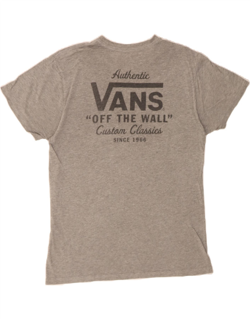 VANS Mens Classic Graphic T-Shirt Top Medium Grey Cotton Vintage Vans and Second-Hand Vans from Messina Hembry 
