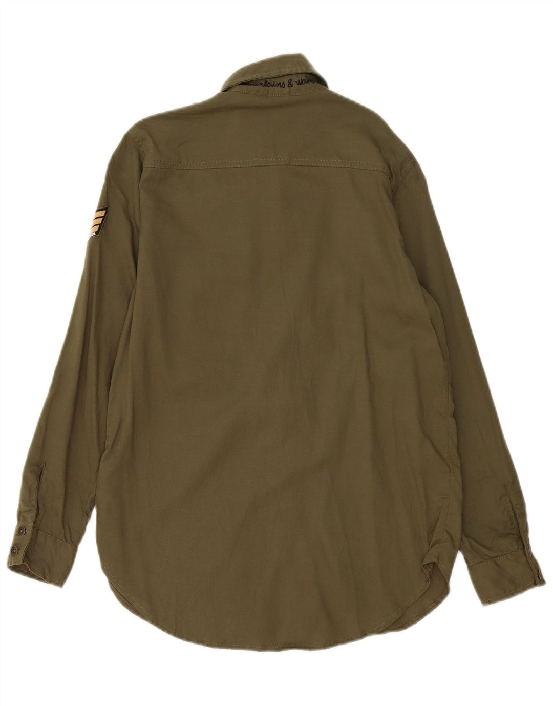 Roxy Womens Military Shirt US 4 Small Khaki Lyocell