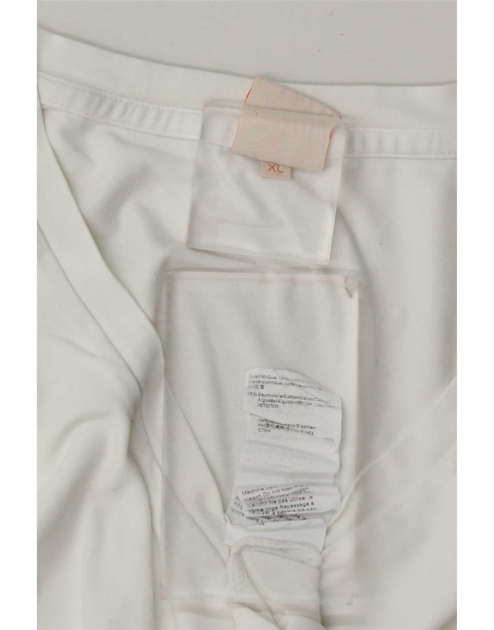 Hugo Boss Mens T-Shirt Top XL White Cotton