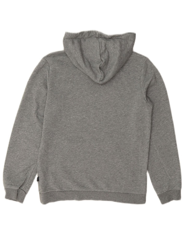 Puma Boys Graphic Hoodie Jumper 11-12 Years Grey Cotton