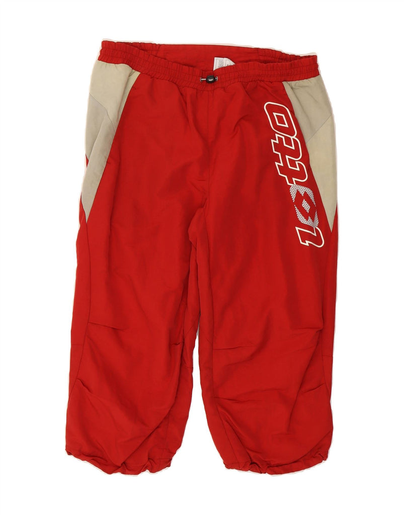 LOTTO Mens Tracksuit Trousers Joggers UK 40/42 Medium  Red Sports Vintage Lotto and Second-Hand Lotto from Messina Hembry 