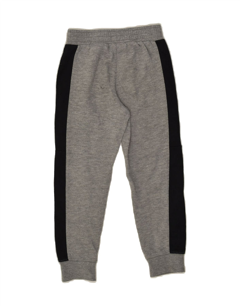 NIKE Boys Tracksuit Trousers Joggers 5-6 Years Medium Grey Colourblock | Vintage Nike | Thrift | Second-Hand Nike | Used Clothing | Messina Hembry 