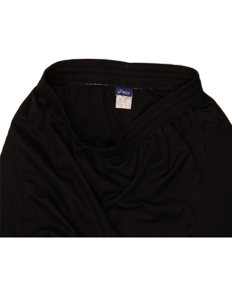 ASICS Mens Sport Shorts XL  Black Polyester Vintage Asics and Second-Hand Asics from Messina Hembry 