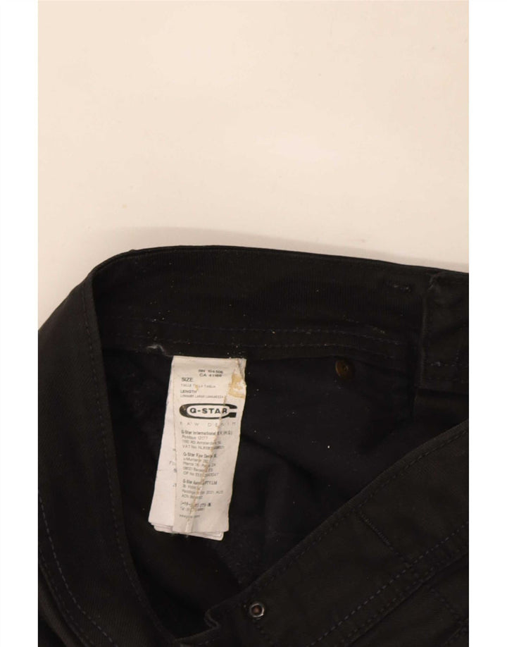 G-Star Womens Straight Jeans W29 L34 Black Cotton