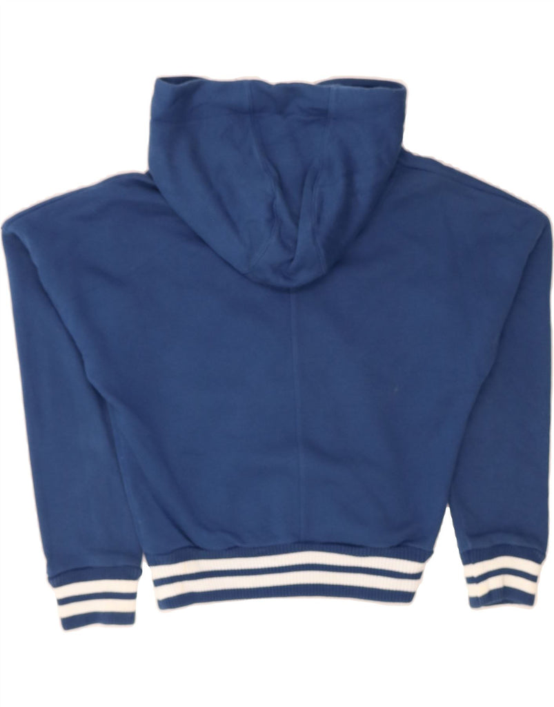 NIKE Womens Batwing Zip Hoodie Sweater UK 10 Small Blue Cotton Vintage Nike and Second-Hand Nike from Messina Hembry 