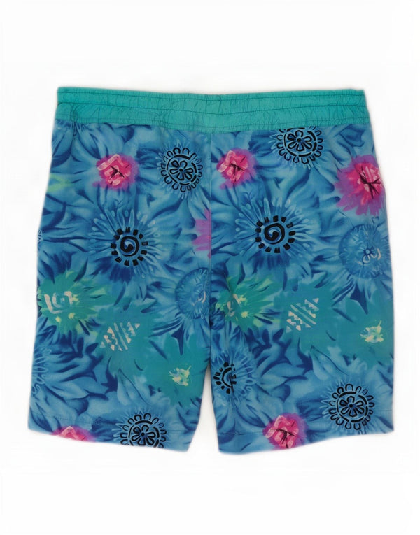 AUSTRALIAN L'ALPINA Mens Swimming Shorts IT 48 Medium Blue Floral