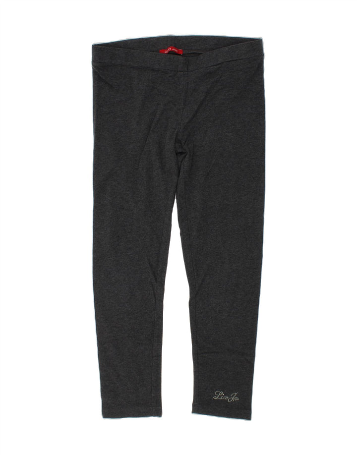 LIU JO Girls Leggings 15-16 Years Grey Cotton Vintage Liu Jo and Second-Hand Liu Jo from Messina Hembry 