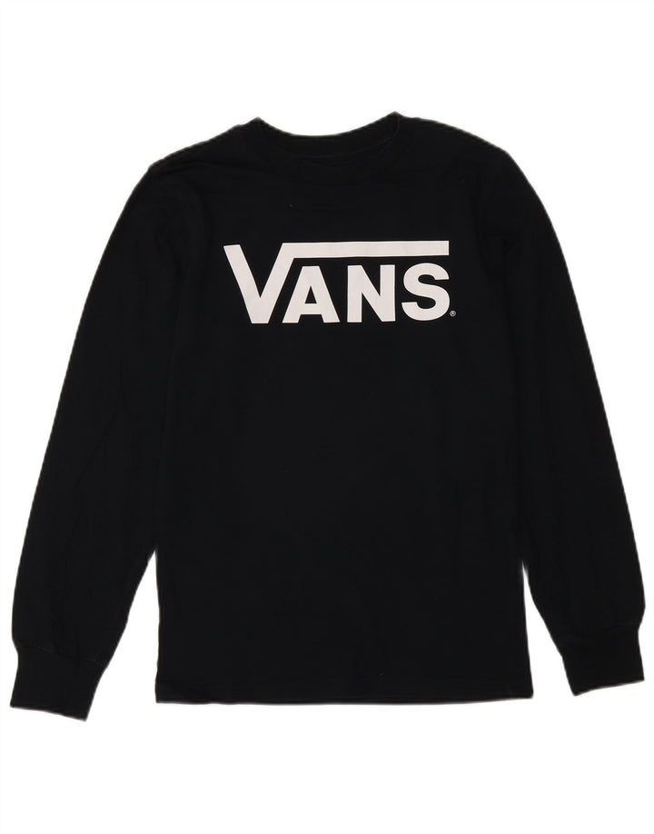 Vans Mens Classic Fit Graphic Top Long Sleeve XS Black Cotton