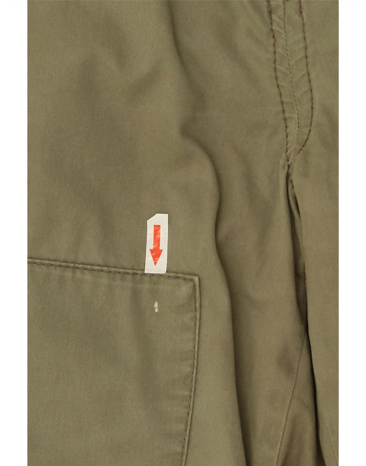 Dockers Womens Cargo Shorts W31 Medium Khaki Cotton