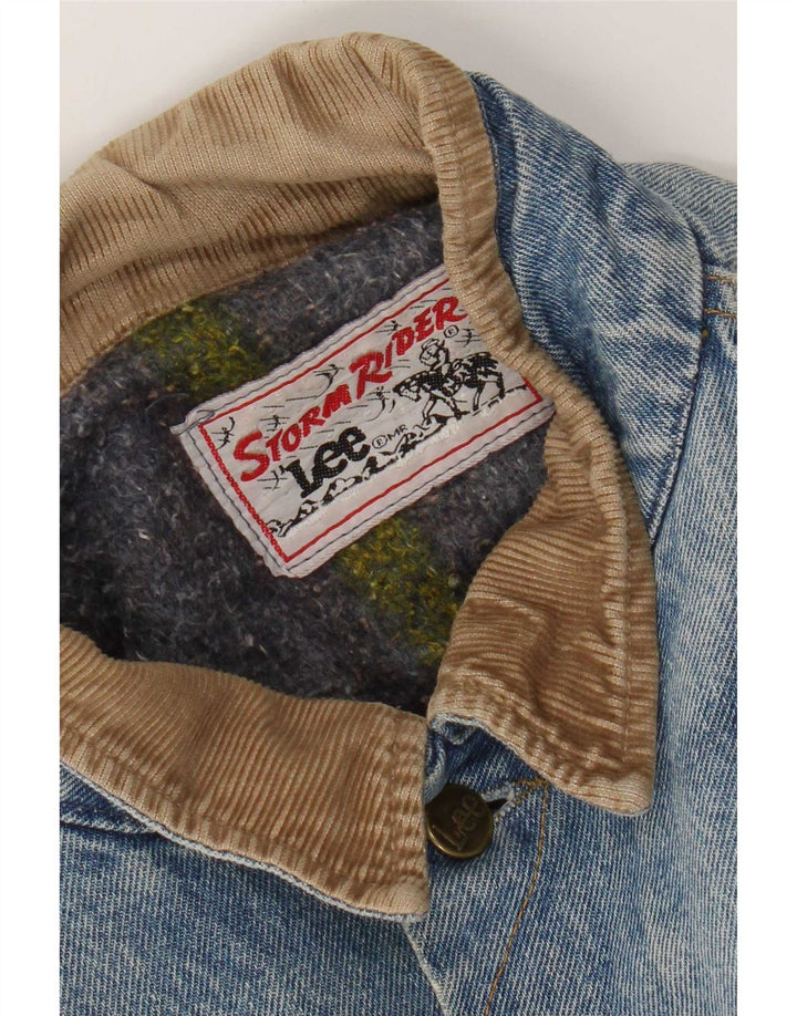 Lee Mens Denim Jacket UK 40 Large Blue