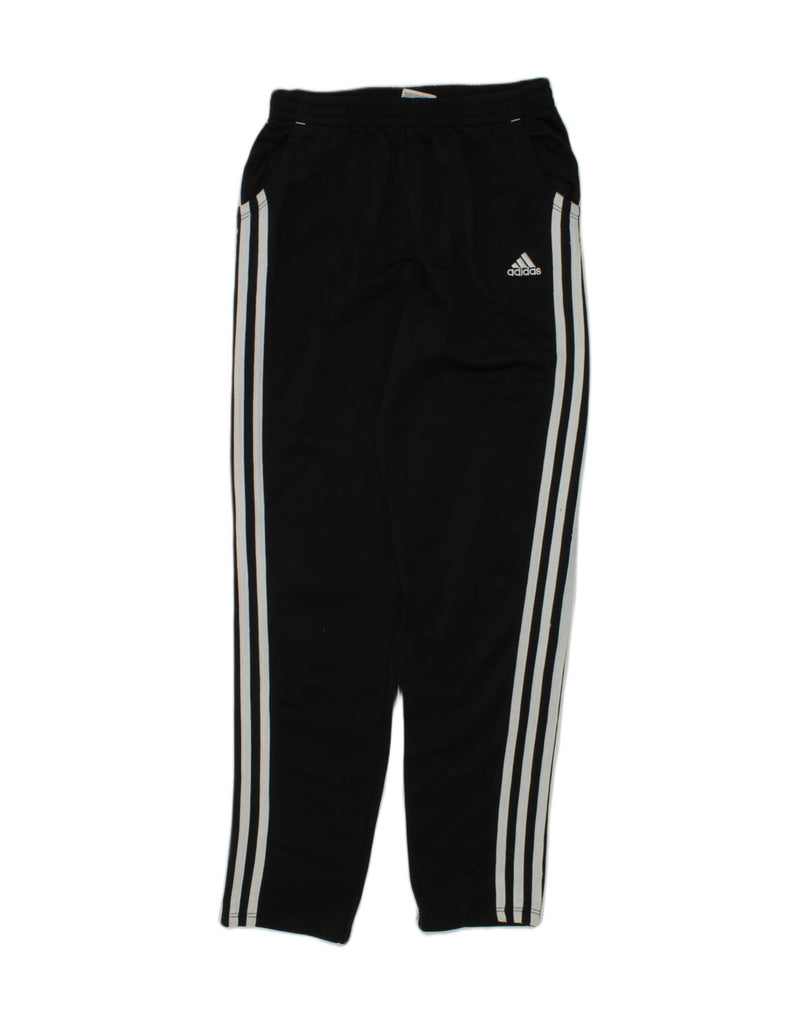 ADIDAS Girls Tracksuit Trousers 13-14 Years Large Black Polyester | Vintage Adidas | Thrift | Second-Hand Adidas | Used Clothing | Messina Hembry 