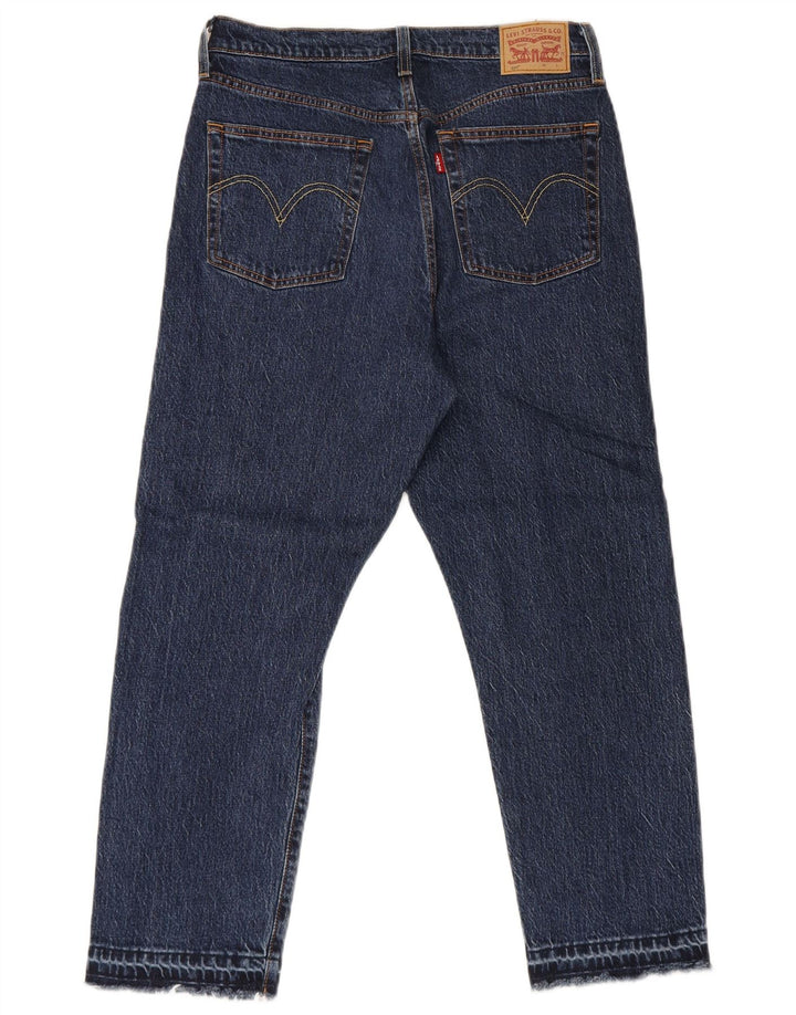 Levi's Mens 501 Cropped Jeans W30 L26 Blue Cotton