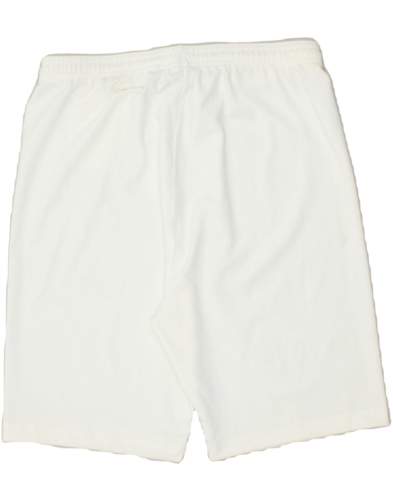 ADIDAS Boys Sport Shorts 14-15 Years XL  White Polyester | Vintage Adidas | Thrift | Second-Hand Adidas | Used Clothing | Messina Hembry 