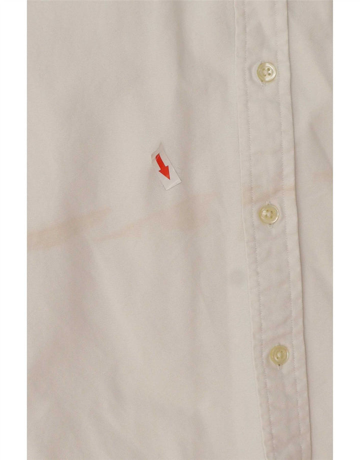 Ralph Lauren Mens Slim Fit Shirt Small White Cotton