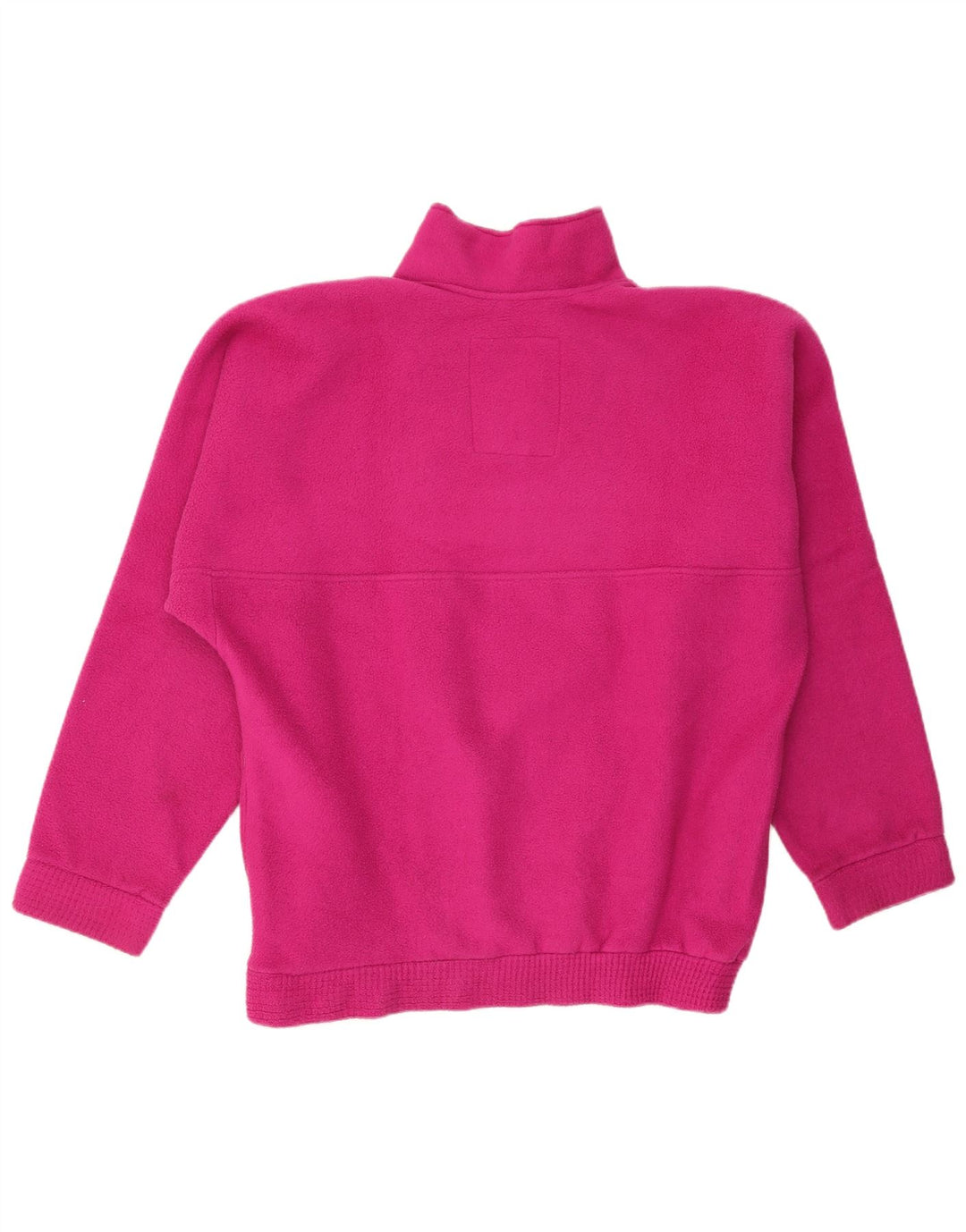 Tecnica Mens Graphic Zip Neck Fleece Jumper Large Pink Polyester