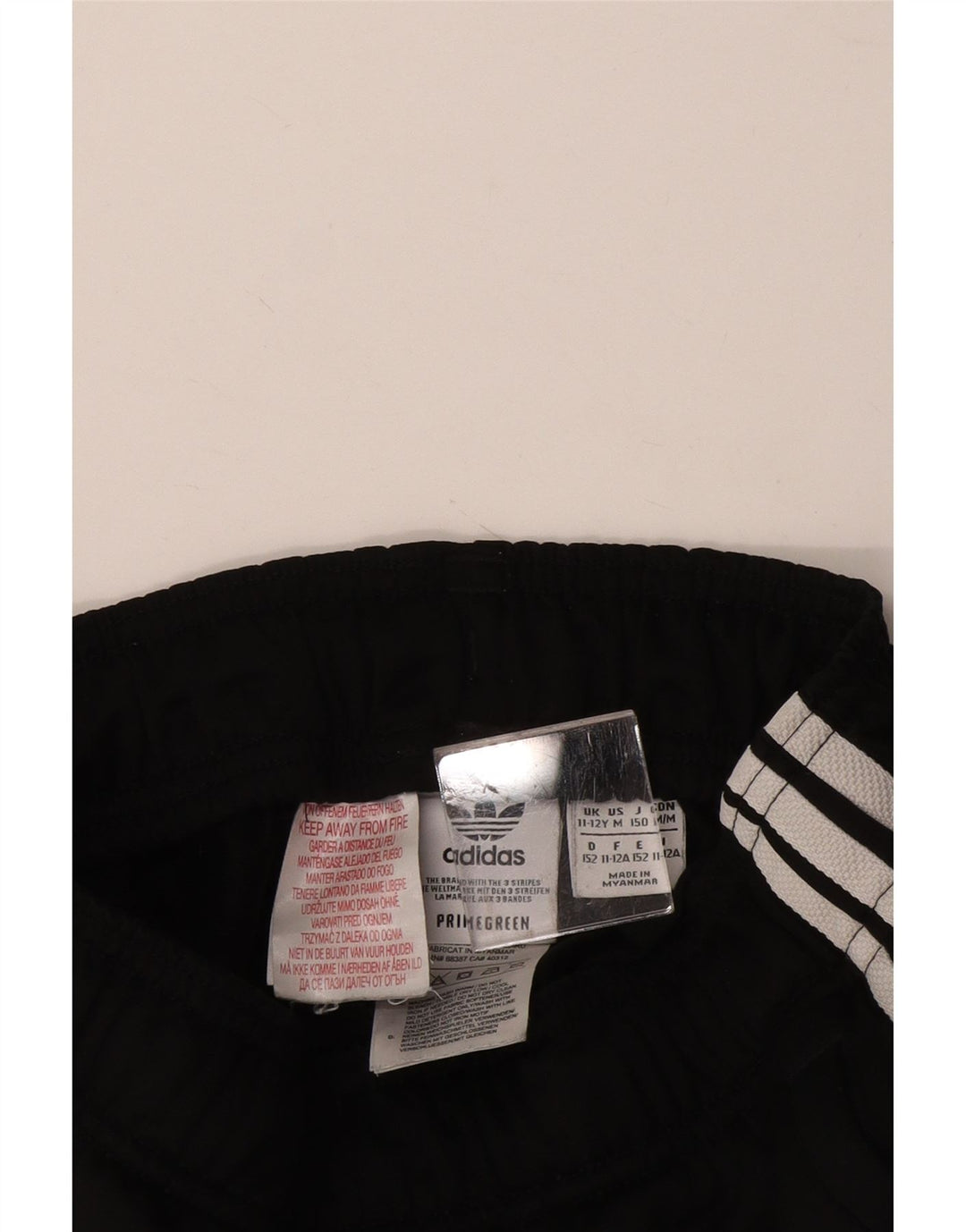 ADIDAS Girls Tracksuit Trousers Joggers 11-12 Years  Black Polyester