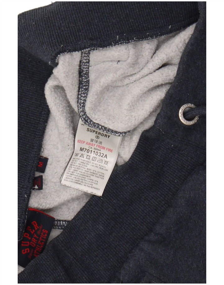 Superdry Mens Tracksuit Trousers Joggers Medium  Navy Blue Cotton