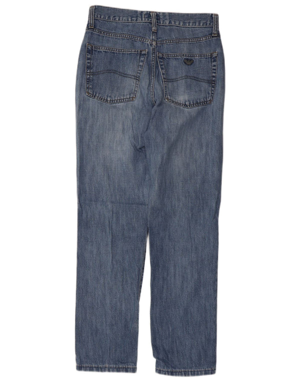 Armani Mens Straight Jeans W31 L30 Blue