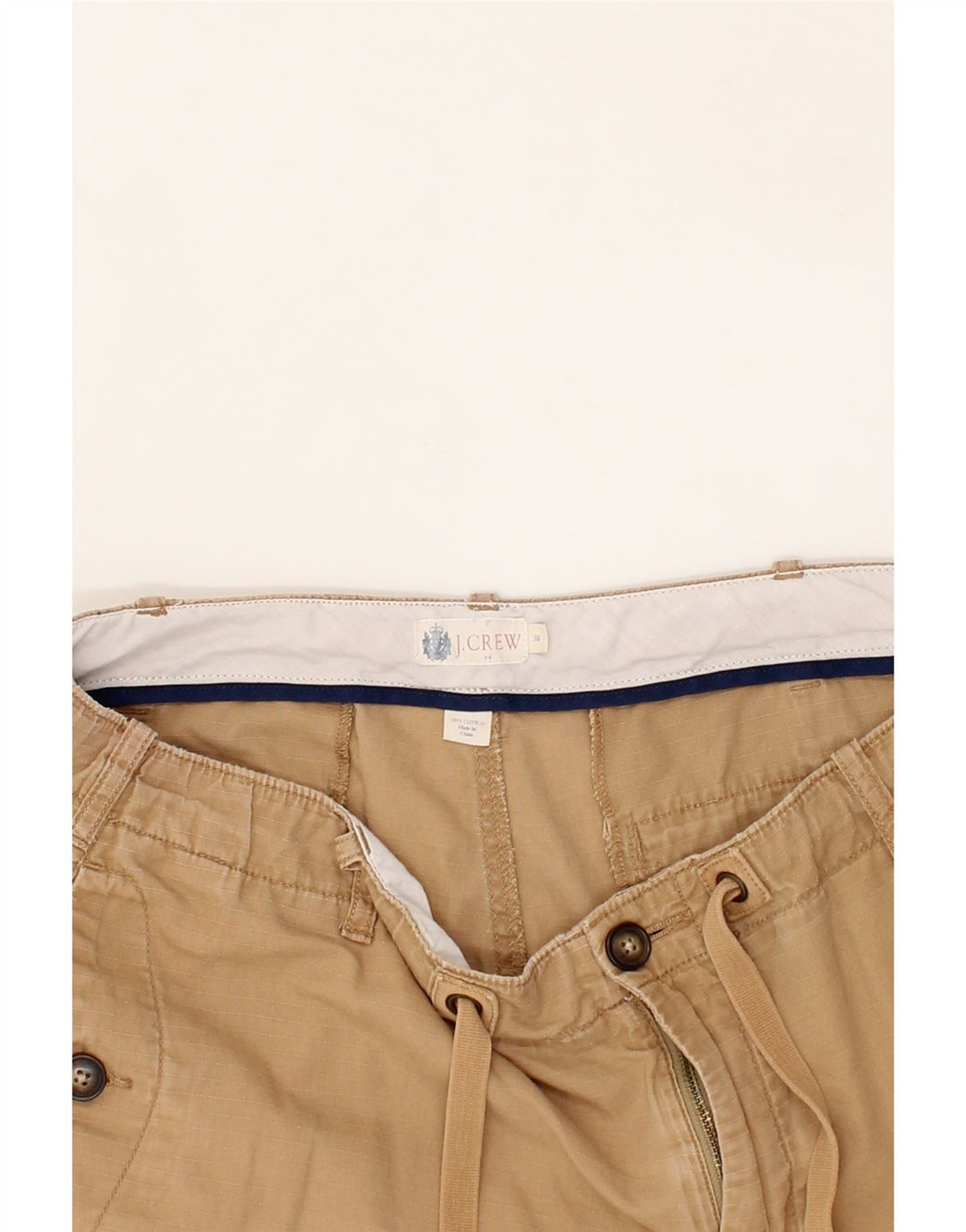 J. CREW Mens Casual Shorts W38 XL Beige Cotton Vintage J. Crew and Second-Hand J. Crew from Messina Hembry 