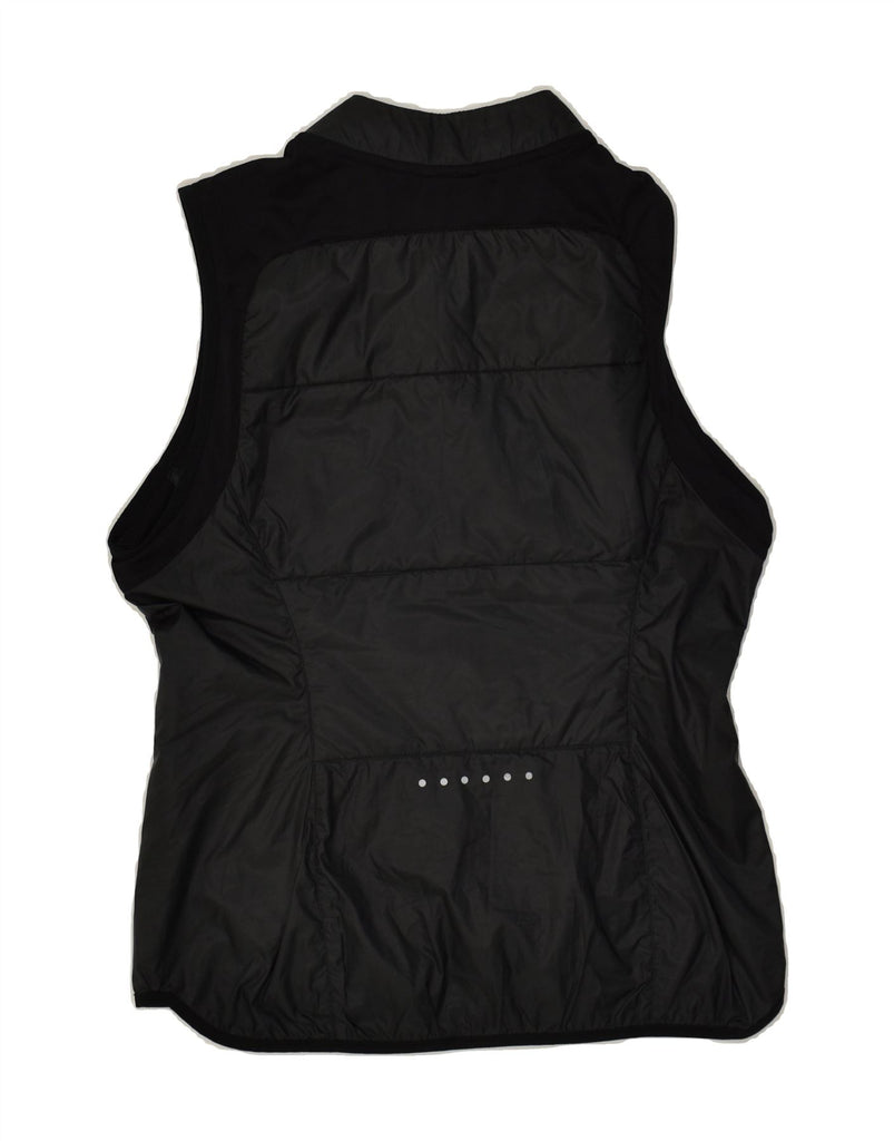 NIKE Womens Gilet UK 12 Medium Black Polyester Vintage Nike and Second-Hand Nike from Messina Hembry 