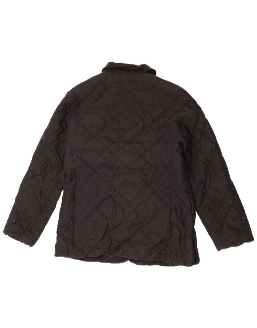 Marks & Spencer Womens Oversized Quilted Jacket UK 10 Small Black