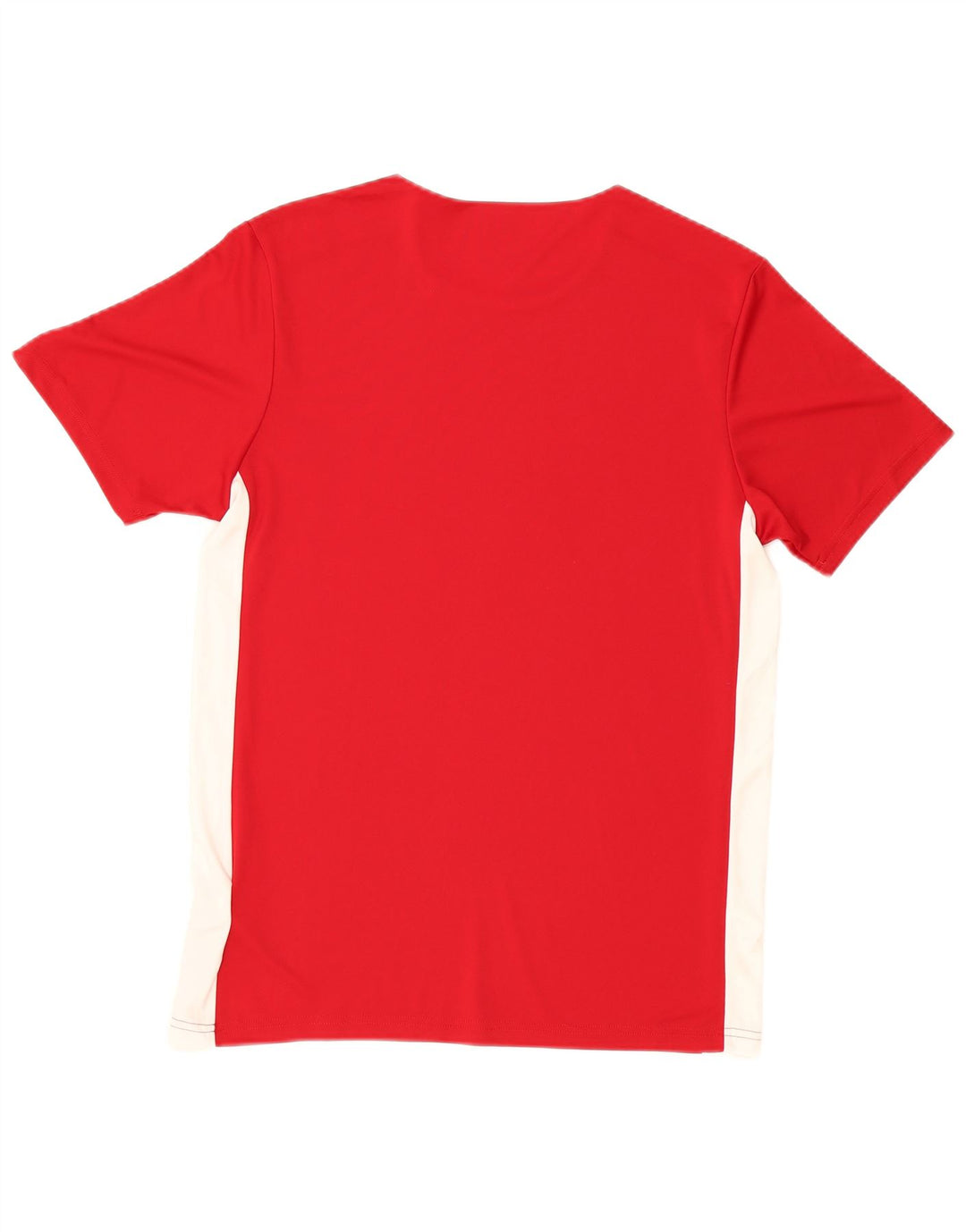 Adidas Mens Aeroready T-Shirt Top Medium Red Colourblock Polyester