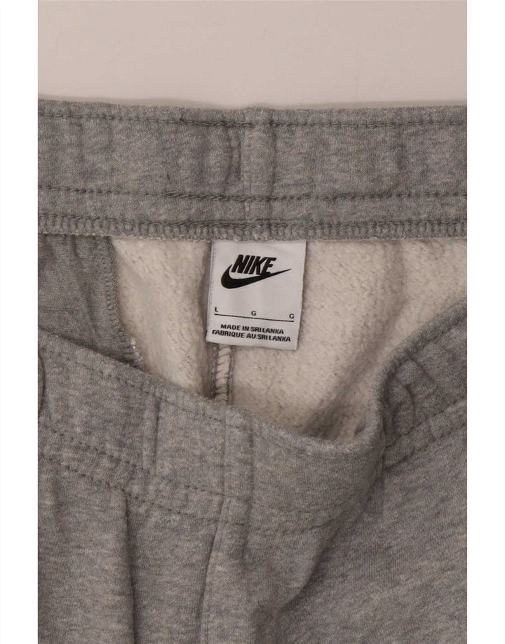Nike Mens Tracksuit Trousers Joggers Large Grey Flecked Cotton