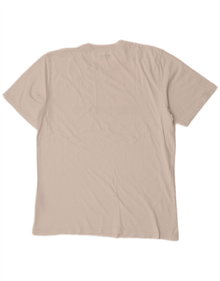 CARHARTT Mens Graphic T-Shirt Top Large White Cotton