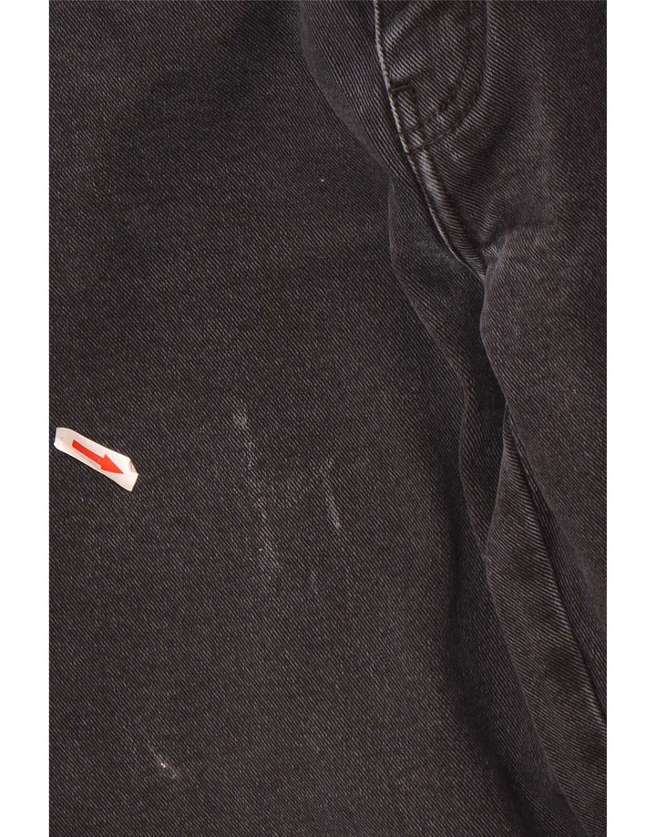 Wrangler Mens Texas Straight Jeans W36 L32 Black Cotton