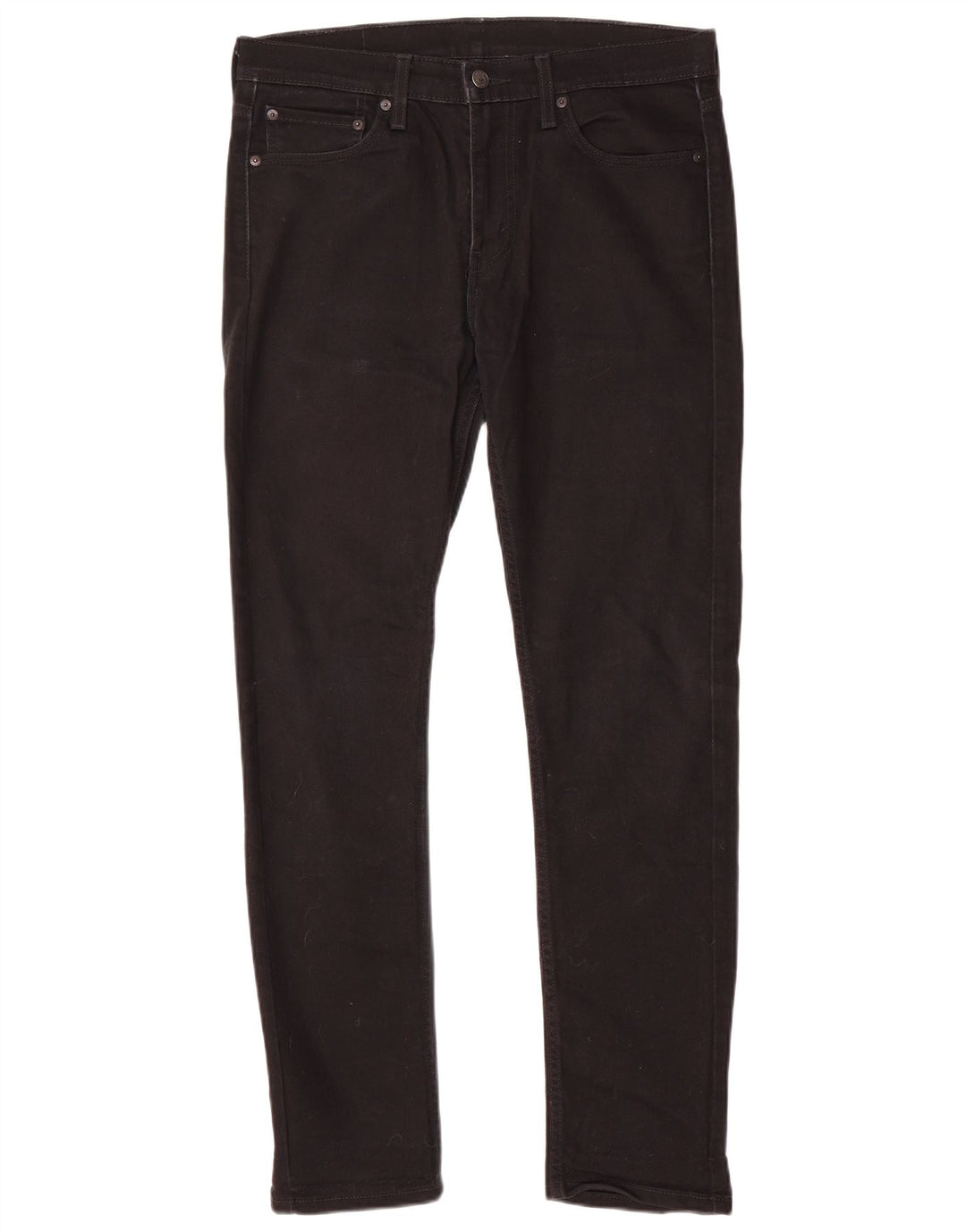 Levi's Mens Slim Jeans W32 L32 Black Cotton