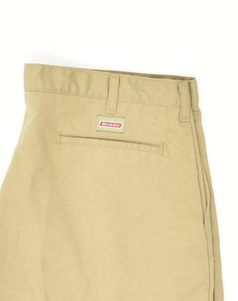 DICKIES Mens Straight Cargo Trousers W40 L30  Beige Polyester | Vintage Dickies | Thrift | Second-Hand Dickies | Used Clothing | Messina Hembry 