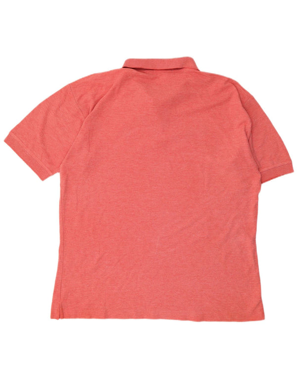 FILA Mens Polo Shirt IT 52 Large Red Flecked