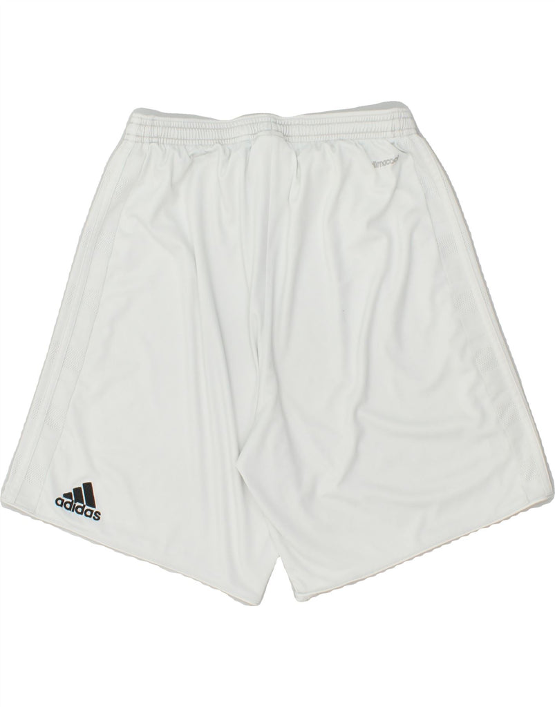 ADIDAS Mens Climacool Sport Shorts Medium Off White Polyester Vintage Adidas and Second-Hand Adidas from Messina Hembry 