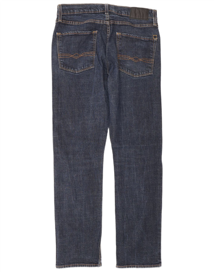 Levi's Mens Denizen Slim Straight Jeans W32 L32 Navy Blue Cotton