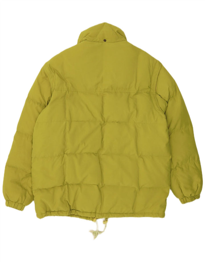 CLIPPER Mens Padded Jacket EU 48 Medium Green Polyester