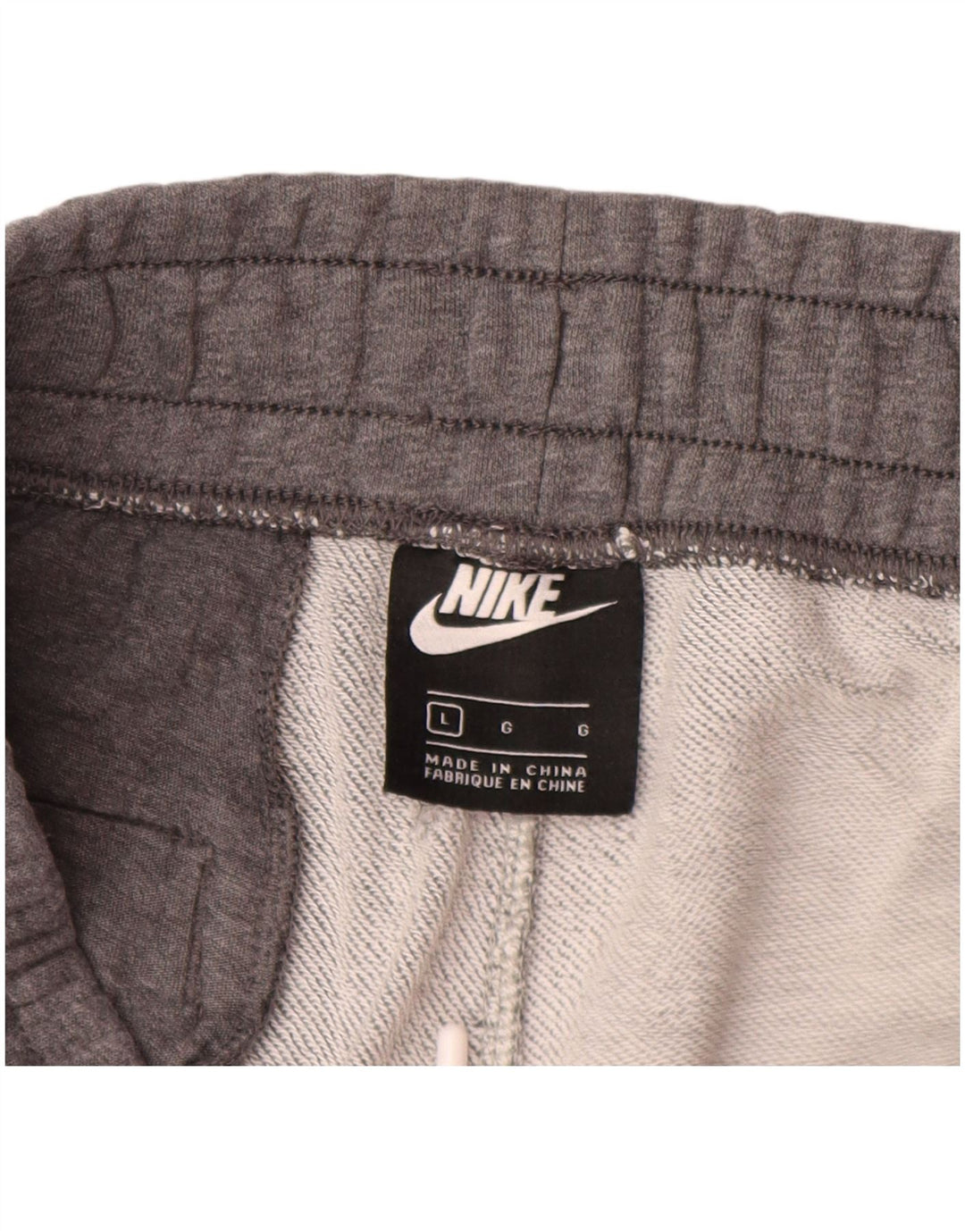 NIKE Mens Sport Shorts Large  Grey Colourblock Cotton