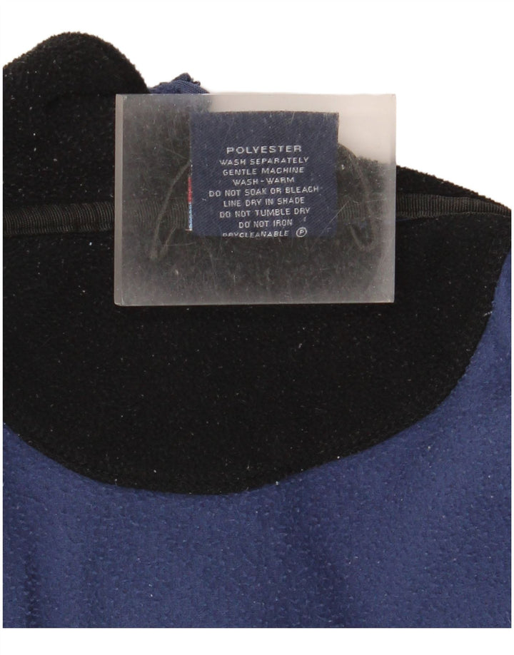 Marks & Spencer Mens Blue Harbour Zip Neck Fleece Jumper Medium Navy Blue