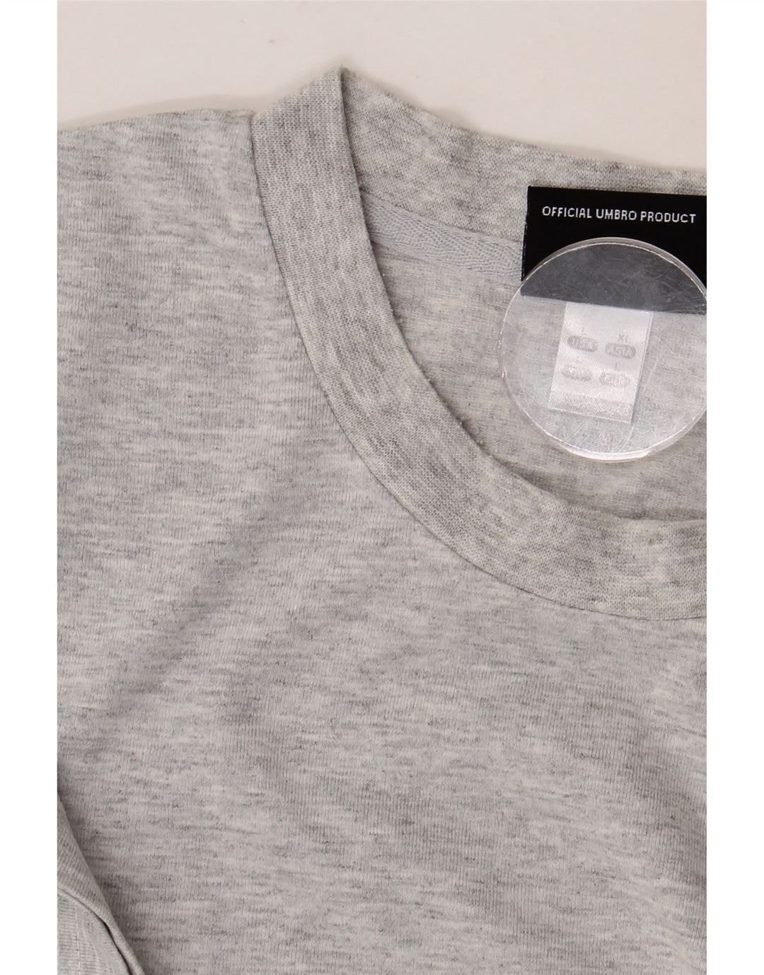 UMBRO Mens T-Shirt Top Large Grey Flecked