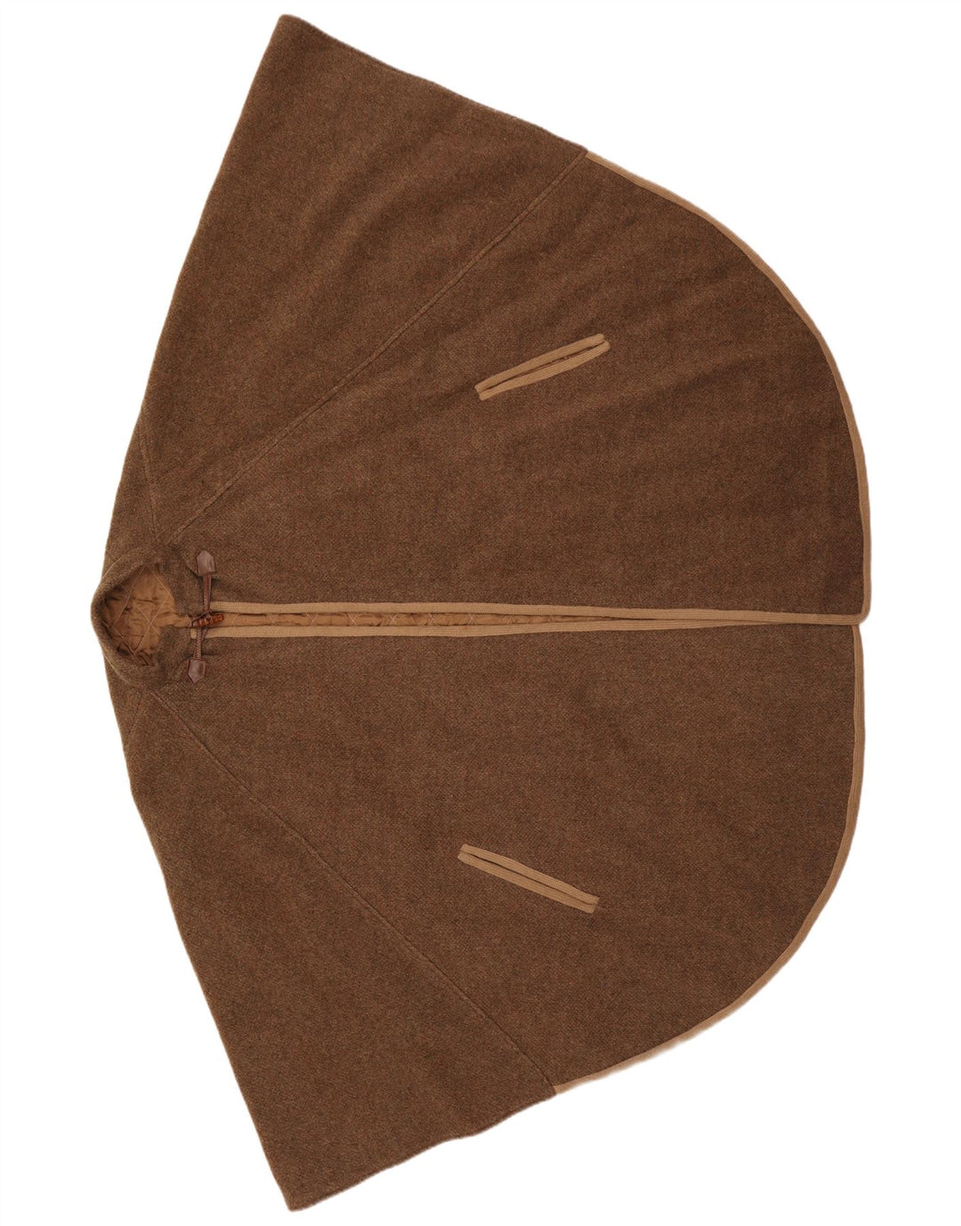 Vintage Womens Poncho Coat One Size Brown