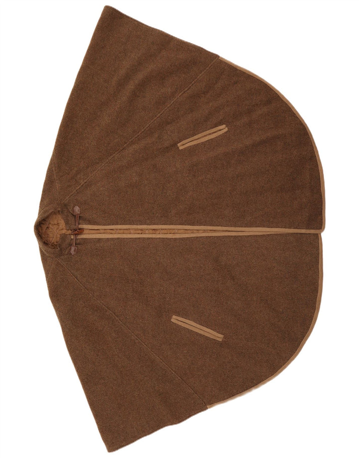 Vintage Womens Poncho Coat One Size Brown