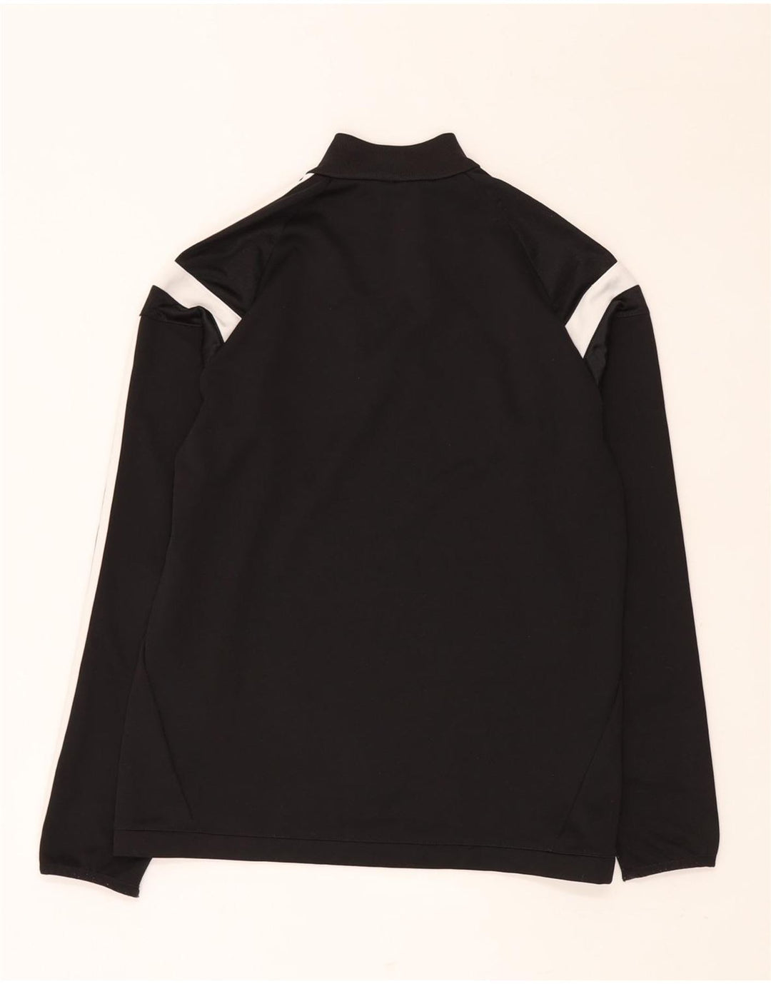 ADIDAS Boys Climacool Pullover Tracksuit Top 13-14 Years XL Black