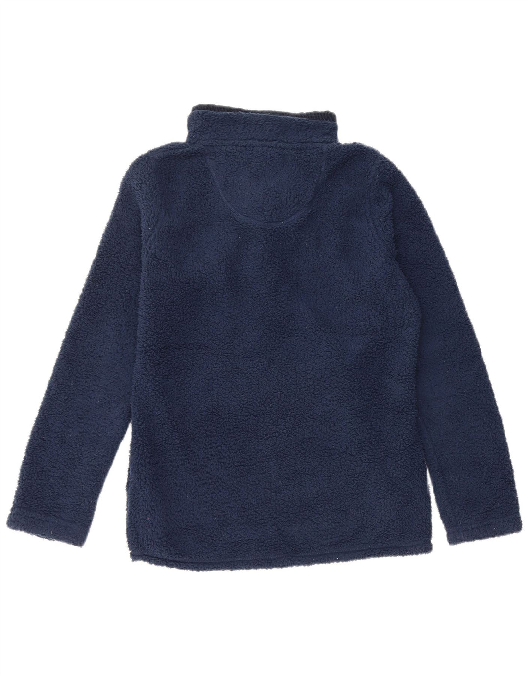 Crew Clothing Womens Fleece Jumper UK 12 Medium Navy Blue Polyester